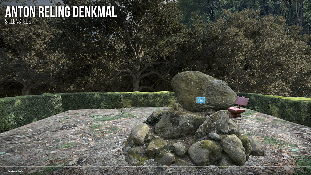 3D Panorama Anton Reling Denkmal Sillenstede