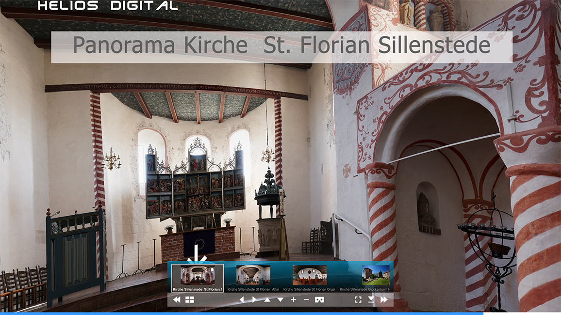 Kirche Sillenstede Panorama